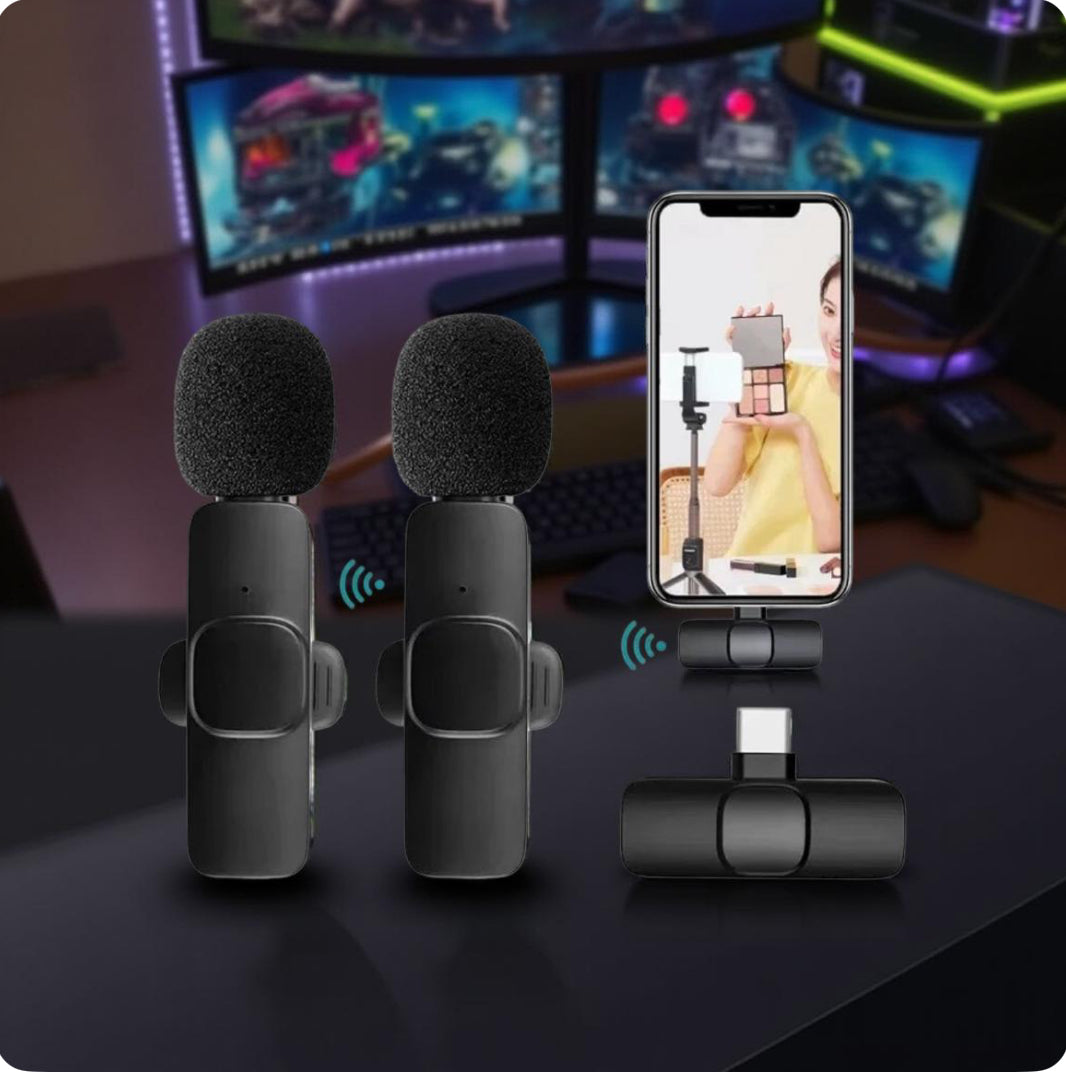 Microphone pour  Live Streaming/YouTube/TikTok/Facebook Live pour iPhone/Android