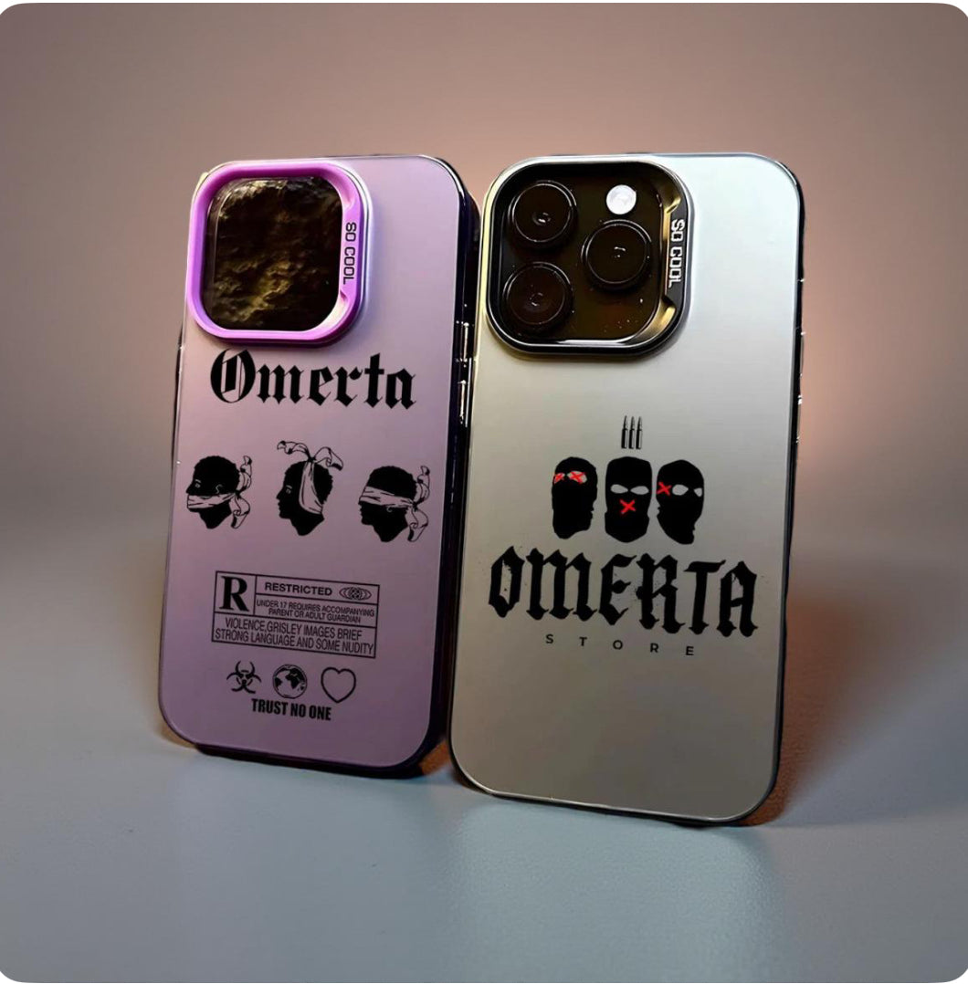 Coque MAES OMERTA iPhone 16 15 14 13 12 11 mini Pro